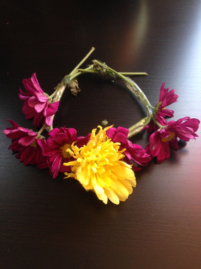 Evelyn's First Flower Crown;
